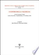 I centri della Valdelsa