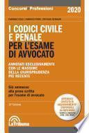 I codici civile e penale per l'esame di avvocato