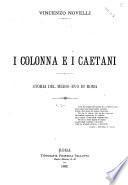 I Colonna e i Caetani
