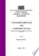 I Congedi Parentali Nel Comparto Scuola