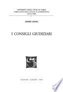 I consigli giudiziari