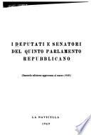 I Deputati e Senatori del ... Parlamento Repubblicano