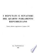 I deputati e senatori del ... Parlamento repubblicano