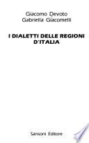 I dialetti delle regioni d'Italia