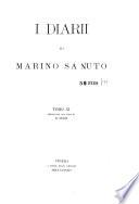 I diarii di Marino Sanuto