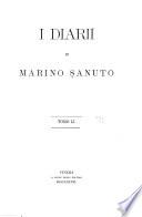 I diarii di Marino Sanuto (MCCCCXCVI-MDXXXIII) dall'autografo Marciano ital. cl. VII codd. CDXIX-CDLXXVII;