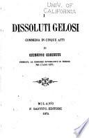 I dissoluti gelosi