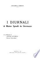 I diurnali di Matteo Spinelli da Giovinazzo