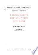 I documenti diplomatici italiani: 1861-1870. v. 1. 8 gennaio - 31 dicembre 1861