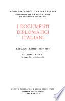 I documenti diplomatici italiani: 21 maggio 1882-31 dicembre 1883