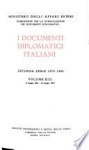 I Documenti diplomatici italiani