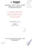 I documenti diplomatici italiani