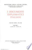 I Documenti diplomatici italiani