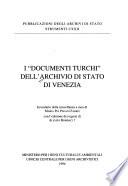 I documenti turchi dell'Archivio di Stato di Venezia