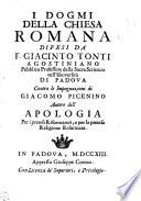 I dogmi della Chiesa Romana