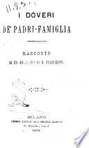 I doveri de' padri-famiglia racconto di un religioso di S. Francesco