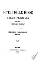 I doveri delle donne nella famiglia. Versione con note di Isabella Rossi. C. Gabardi Brocchi