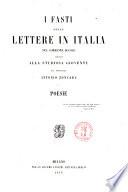 I fasti delle lettere in Italia nel corrente secolo