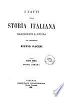 I fatti della storia italiana raccontati a scuola dal professore Silvio Pacini