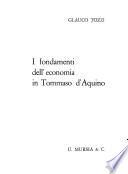 I fondamenti dell'economia in Tommaso d'Aquino