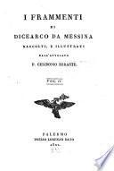 I frammenti di Dicearco da Messina