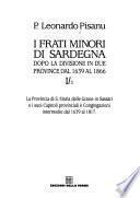 I frati minori di Sardegna