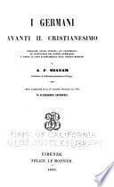 I Germani avanti il Cristianesimo