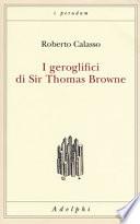 I geroglifici di Sir Thomas Browne