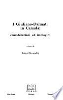 I Giuliano-Dalmati in Canada