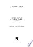 I Giulio-Claudi in Flavio Giuseppe