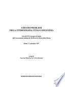 I grandi problemi della storiografia civile e religiosa