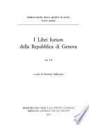 I libri iurium della Repubblica di Genova