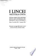 I Lincei nell'Italia unita