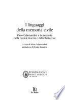 I linguaggi della memoria civile