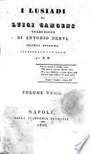 I Lusiadi di Luigi Camoens traduzione di Antonio Nervi