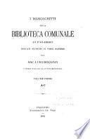 I manoscritti della Biblioteca comunale di Palermo