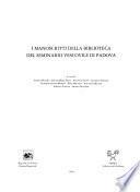 I manoscritti della Biblioteca del Seminario vescovile di Padova