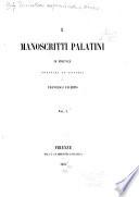 I manoscritti palatini di Firenze
