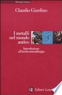 I metalli nel mondo antico