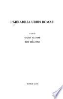 I Mirabilia urbis Romae