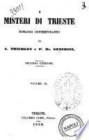I misteri di Trieste romanzo contemporaneo di A. Thiergen e P. Generini