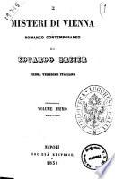 I misteri di Vienna romanzo contemporaneo di Eduardo Breier