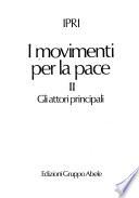 I movimenti per la pace