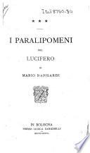 I paralipomeni del Lucifero