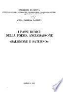 I passi runici della poesia anglosassone