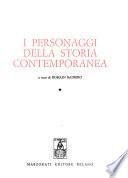 I Personaggi della storia contemporanea