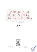 I Personaggi della storia contemporanea