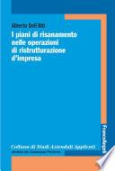 I piani di risanamento nelle operazioni di ristrutturazione d'impresa