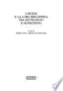 I Piceni e la loro riscoperta tra Settecento e Novecento