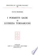 I poemetti sacri di Lucrezia Tornabuoni